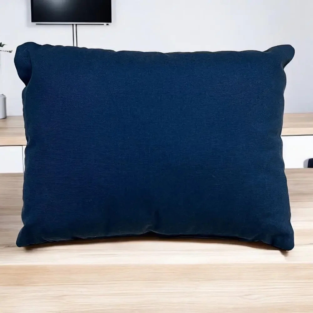 IKEA GOKVALLA Blue Embroidered Pillow 12